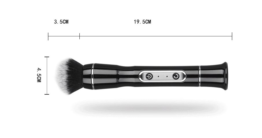 Electric makeup brush, automatic fiber hair foundation blush brush, multi-functional beauty tools