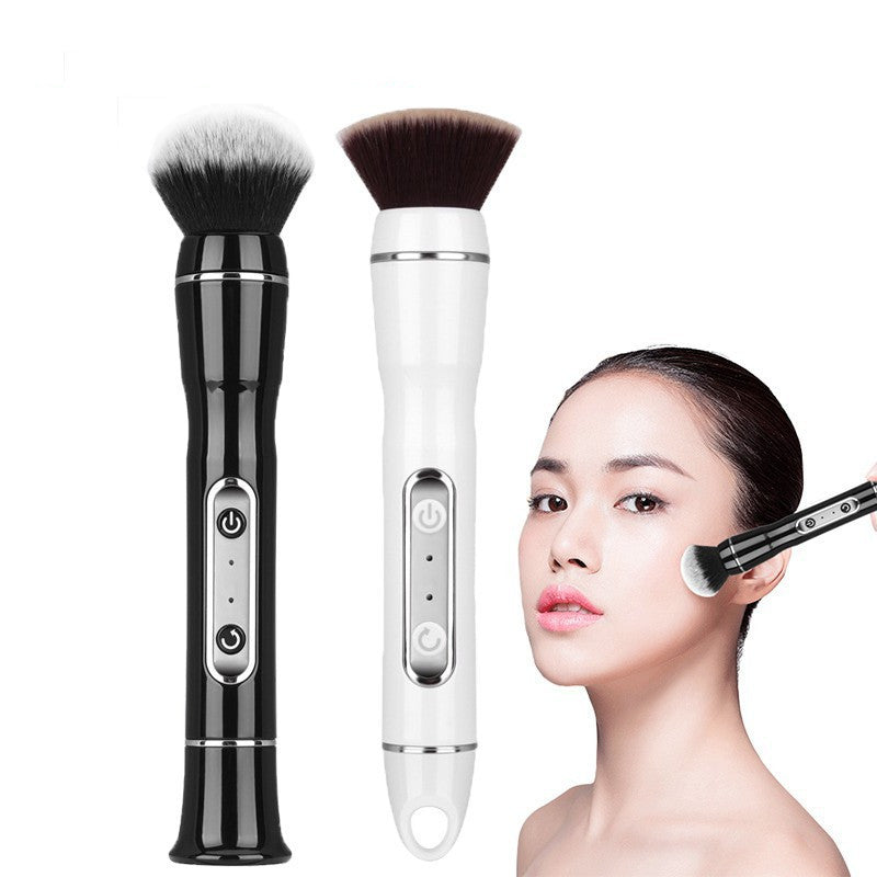 Electric makeup brush, automatic fiber hair foundation blush brush, multi-functional beauty tools